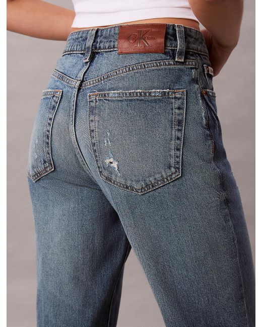 Calvin Klein Multicolor High Rise Straight Jeans