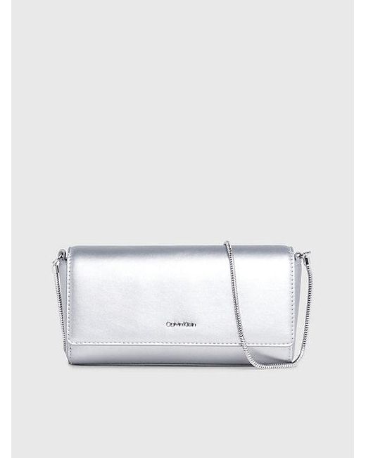 Calvin Klein White Mini-Crossbody Bag