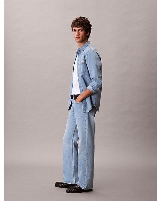 Calvin Klein Blue Jeans Bootcut Jeans for men