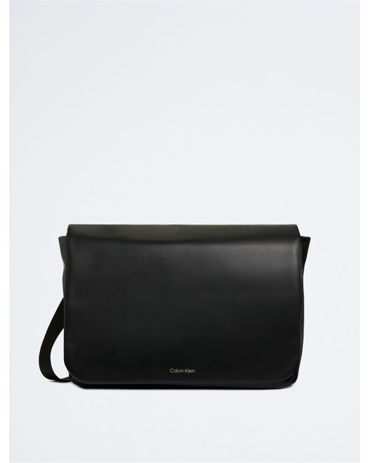 Calvin Klein Elemental Messenger Bag in Black for Men Lyst