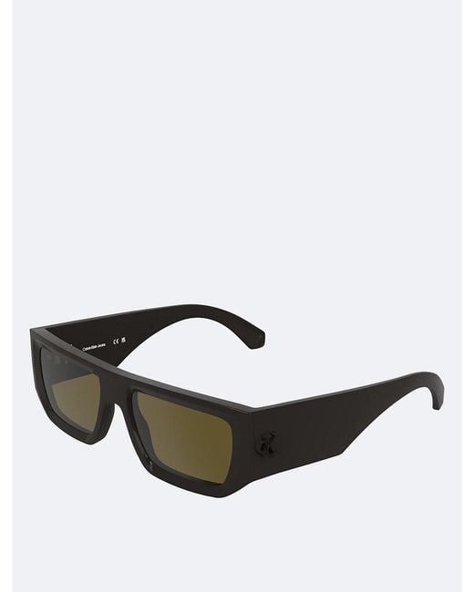 Calvin Klein Green Modified Rectangle Sunglasses Ckj26607S for men