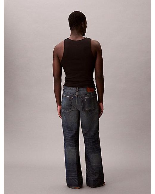 Calvin Klein Multicolor Jeans Wide Fit Jeans for men
