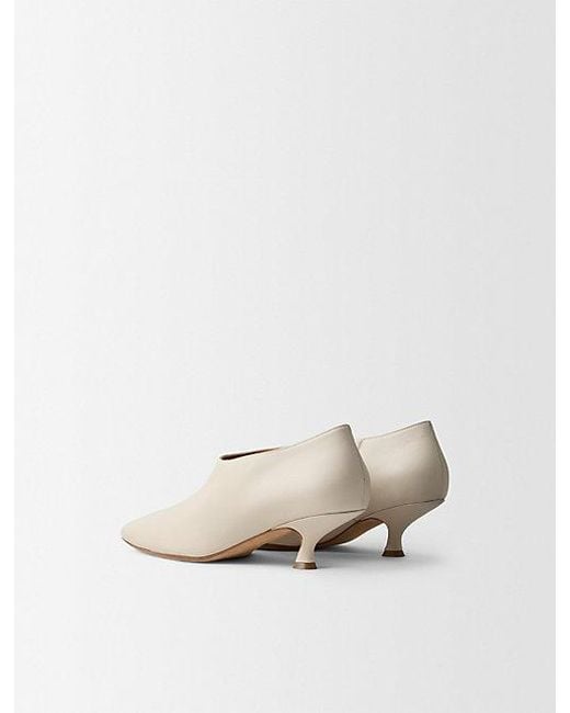 Calvin Klein Natural Anna Leather Ankle Boot