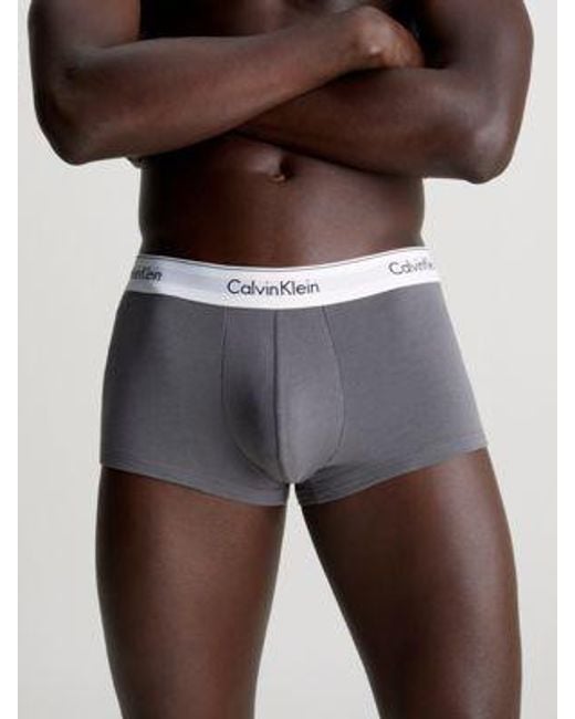 Calvin Klein 3-pack Heupboxers - Modern Cotton in het Gray voor heren