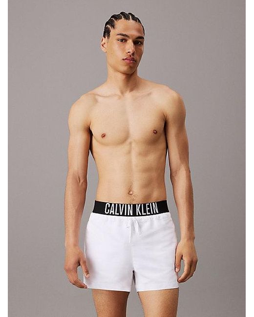 Bañador bóxer - Intense Power Calvin Klein de hombre de color White
