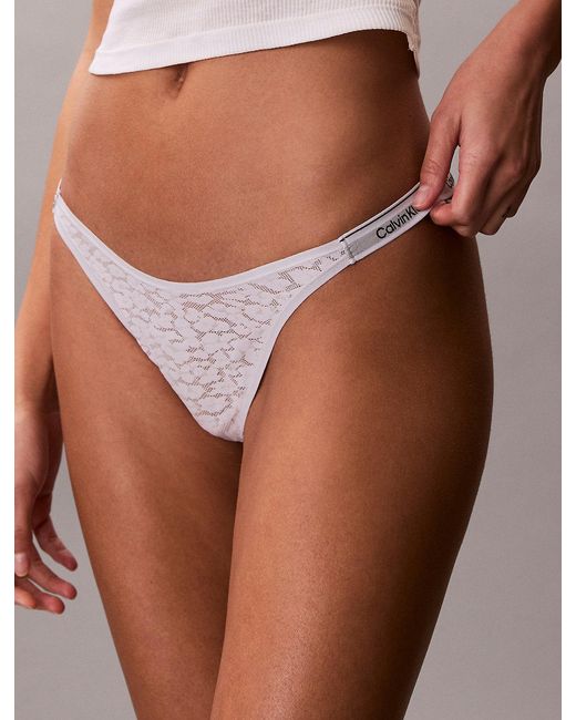 Calvin Klein Multicolor Dipped String Thong