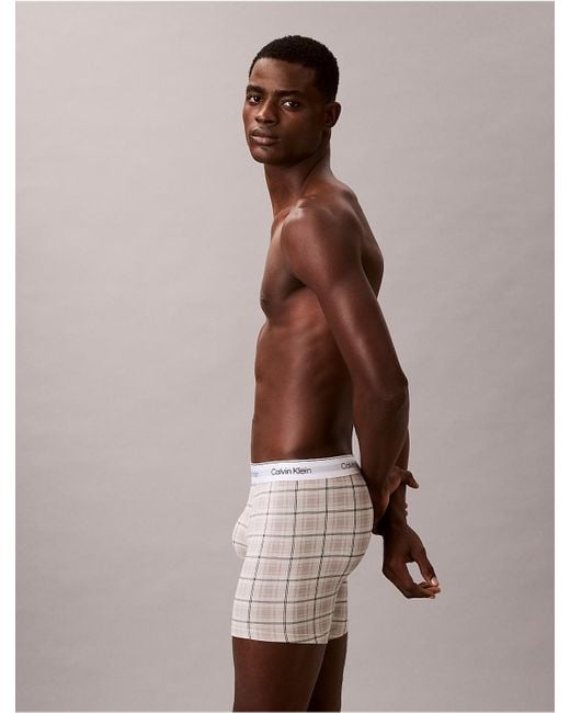 Calvin Klein Brown Icon Cotton Stretch Holiday Boxer Brief for men