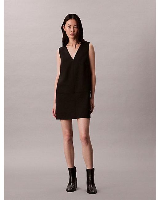 Calvin Klein Brown Mini Shift Dress