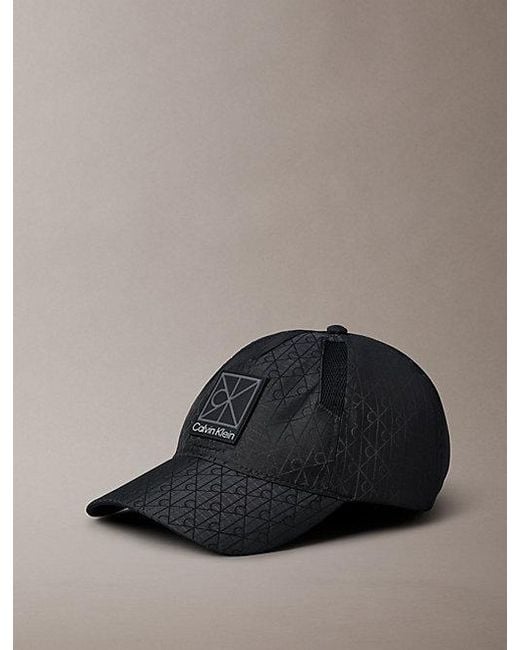Calvin Klein Black Tech Utility Logo Cap for men