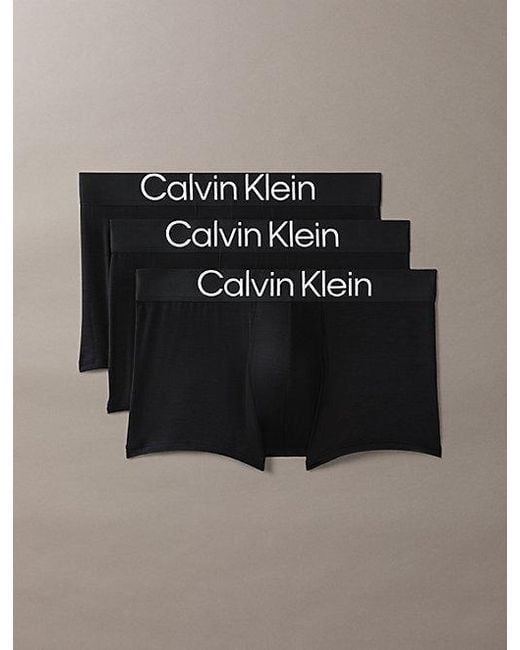 Calvin Klein Multicolor 3 Pack Trunks Ultra Soft Lyocell for men