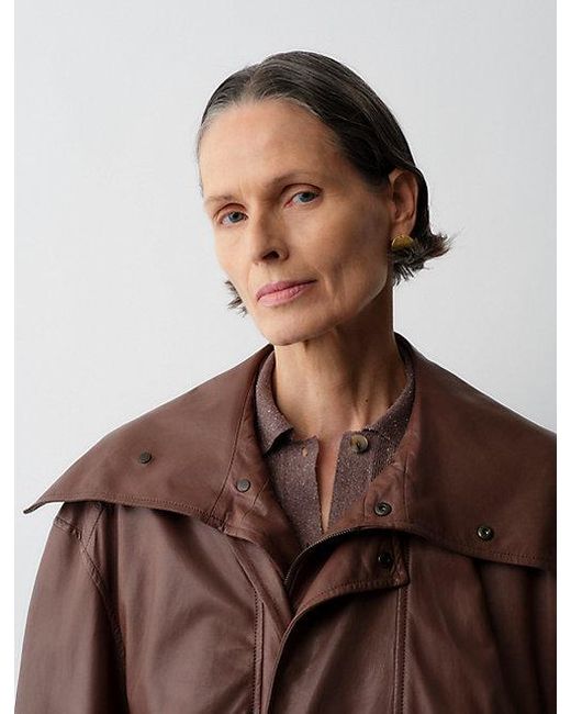 Calvin Klein Isa Bomberjack in het Brown