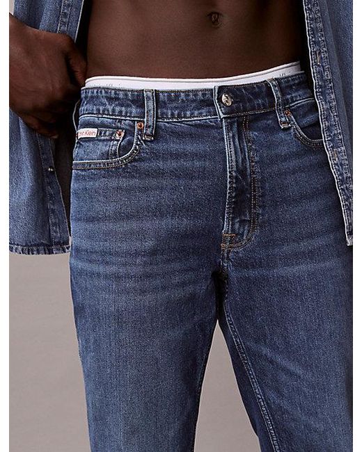Calvin Klein Blue Jeans Slim Fit Jeans for men