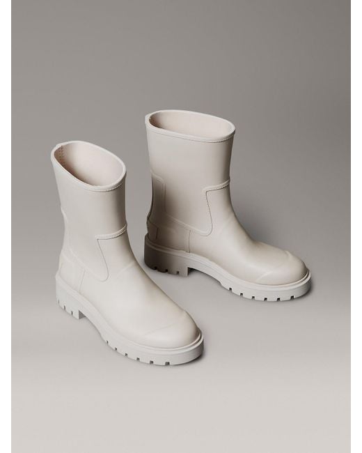 Bottes De Pluie Imperméables À Semelle Crantée Souple Calvin Klein en coloris Gray