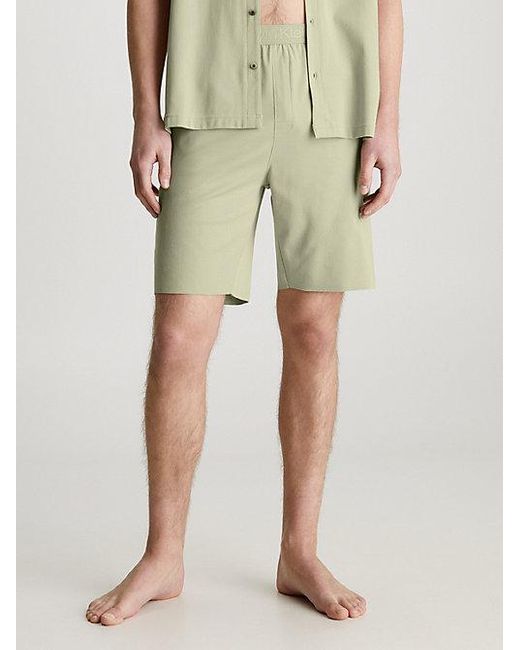 Shorts de pijama - CK Black Calvin Klein de hombre de color Natural