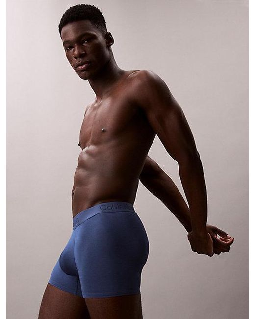 Calvin Klein Korte Boxers in het Blue voor heren