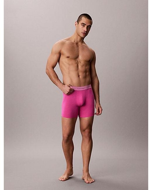 Calvin Klein Blue 5 Pack Boxer Briefs for men