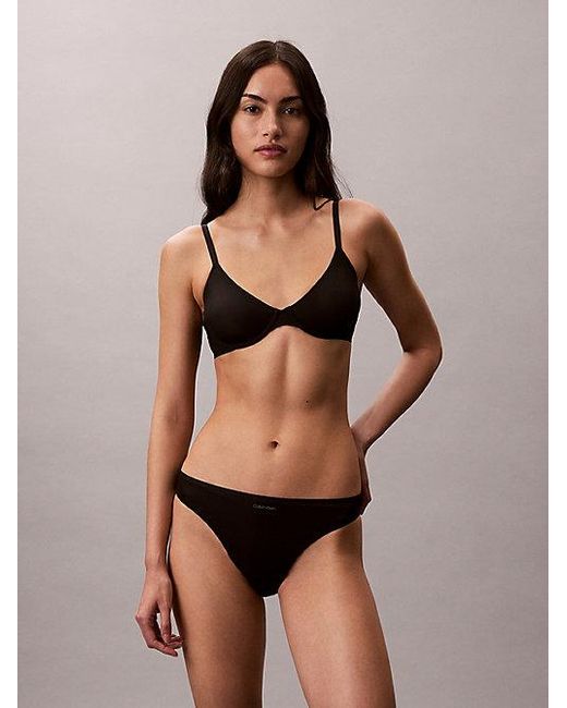 Calvin Klein Black Bikini Briefs Perfectly Fit Ultralight
