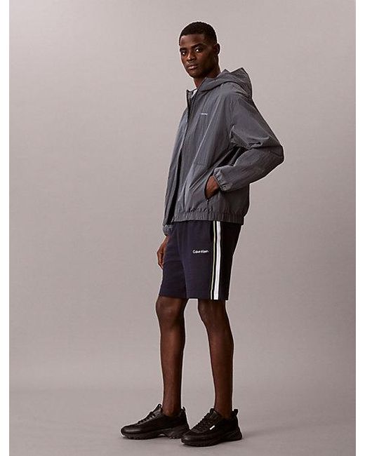 Calvin Klein Brown Sport Cotton Blend French Terry Gym Shorts for men