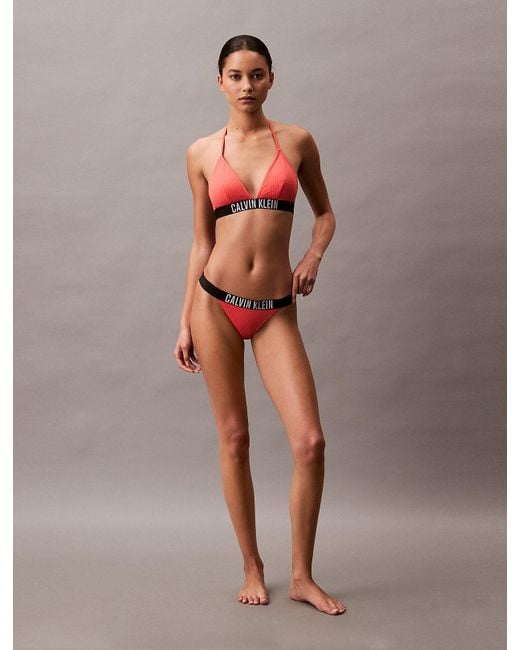 Calvin Klein Gray Brazilian Bikini Bottoms