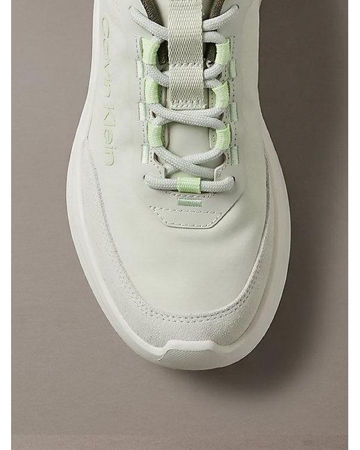 Calvin Klein Multicolor Ck Curve Lightweight Runner Trainers