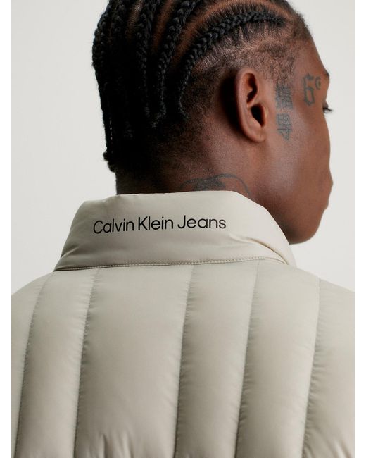 Doudoune légère matelassée Calvin Klein pour homme en coloris Natural