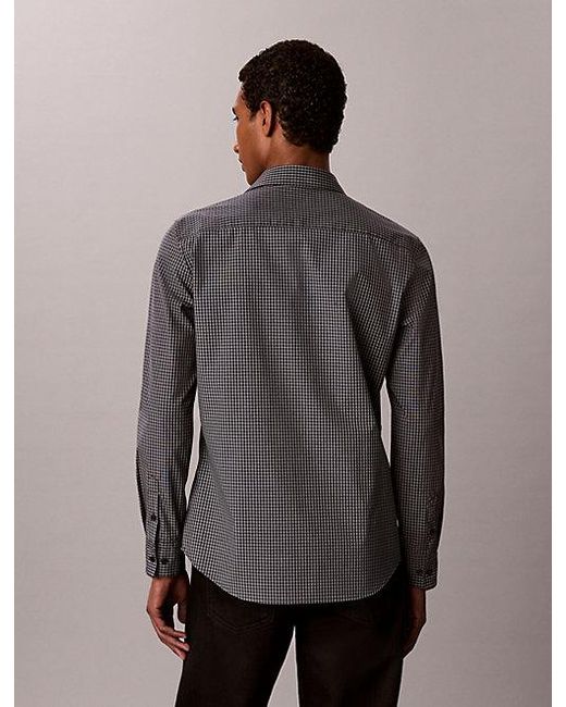 Calvin Klein Multicolor Gingham Slim Button Down Shirt for men