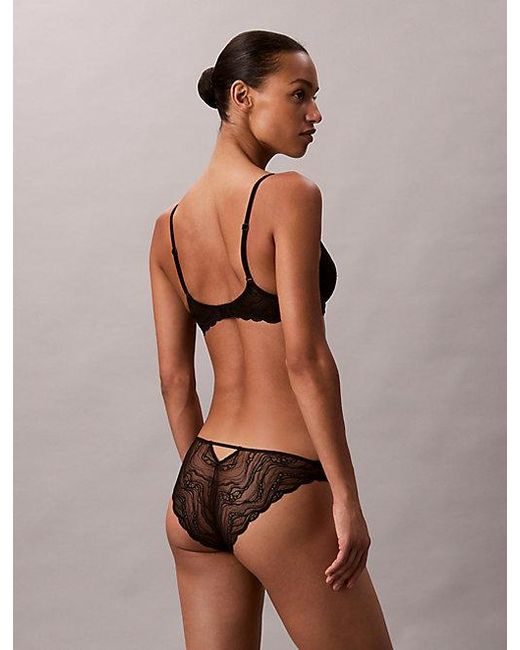 Calvin Klein Black Bikini Briefs Sensual Stretch Lace