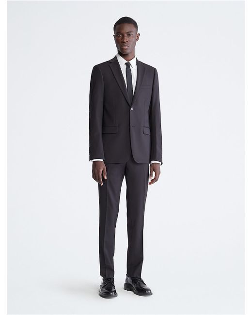 Calvin Klein Blue Skinny Fit Suit Jacket for men