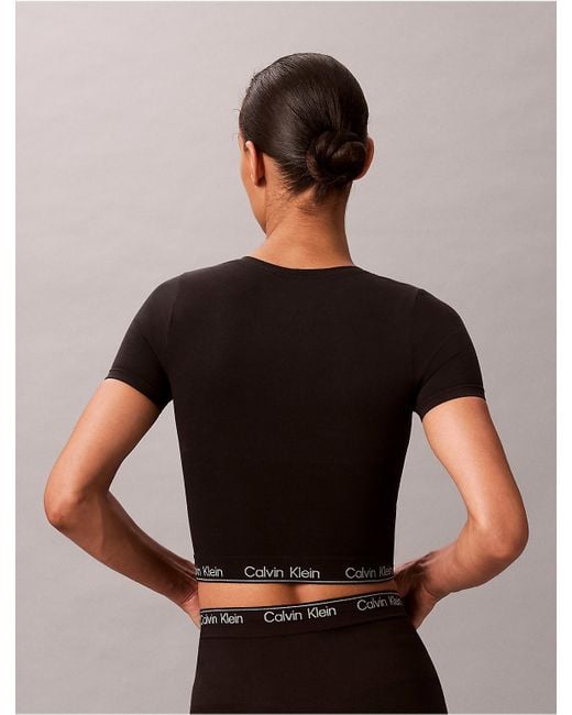 Calvin Klein Black Icon Shapewear Slim T-Shirt