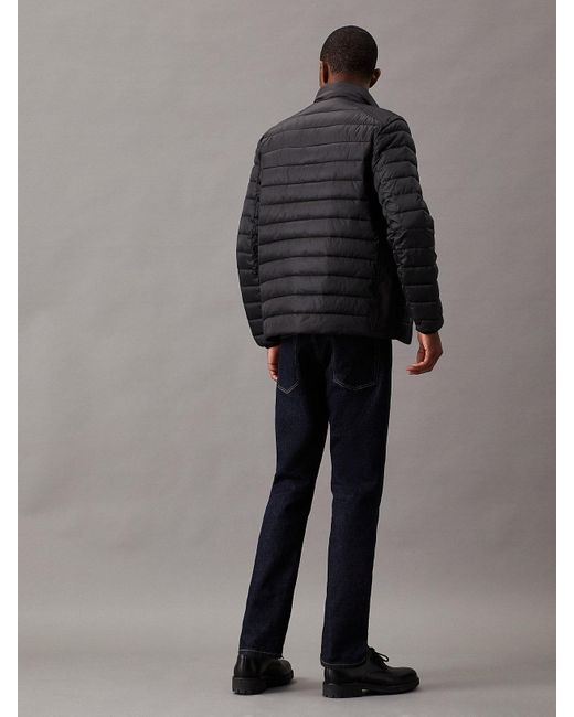 Calvin Klein Blue Lightweight Puffer Jacket for men