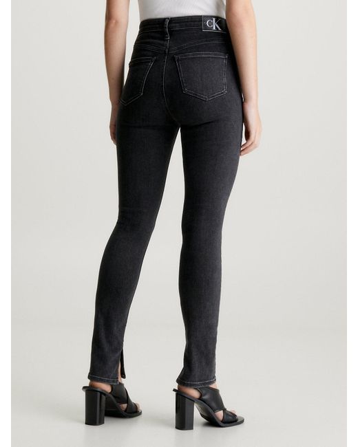 Calvin Klein Black High Rise Skinny Jeans