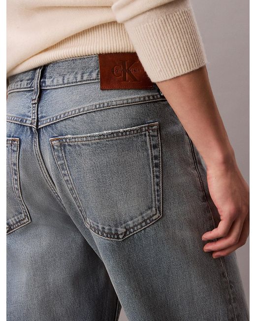 Calvin Klein Gray 90's Straight Jeans for men