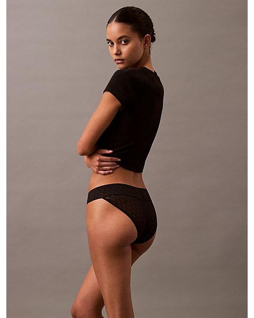 Calvin Klein Slip Met Lage Taille in het Brown