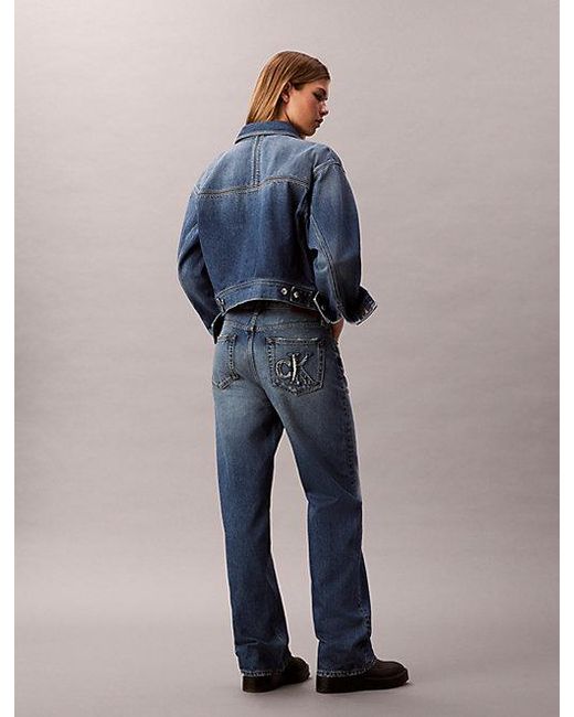 Calvin Klein Blue Jeans 90S Straight Jeans
