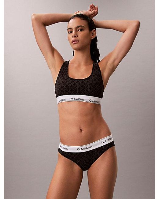 Calvin Klein Brown Bikini Briefs Icon Cotton Modal