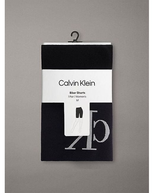 Calvin Klein Black Logo Waistband Tight Shorts