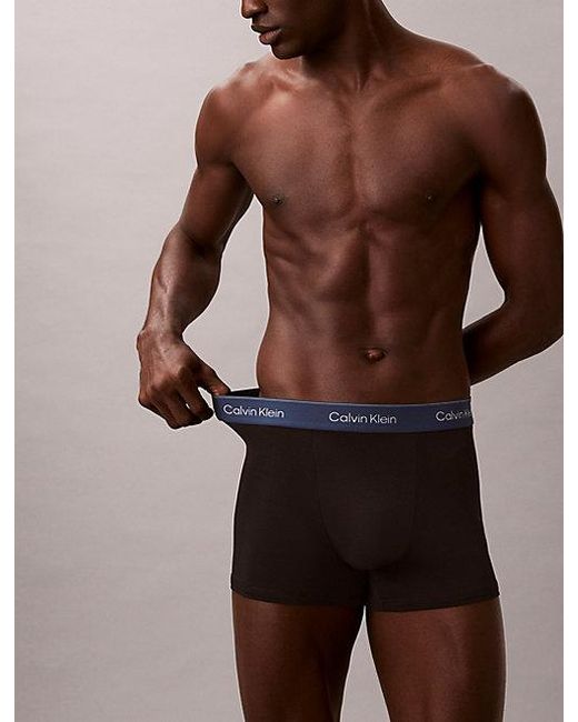 Calvin Klein Multicolor 3 Pack Relaxed Trunks for men