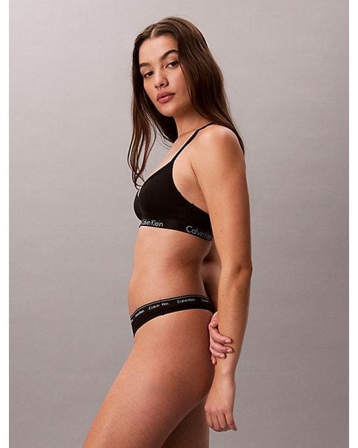 Calvin Klein Metallic 7 Pack Thongs Icon Logo