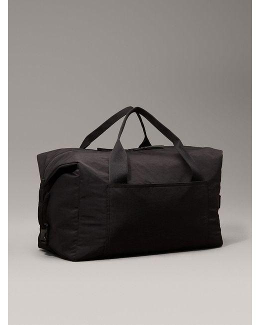 Calvin Klein Gray Convertible Weekend Bag for men