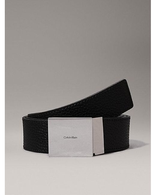 Cinturón de cuero Calvin Klein de hombre de color Multicolor
