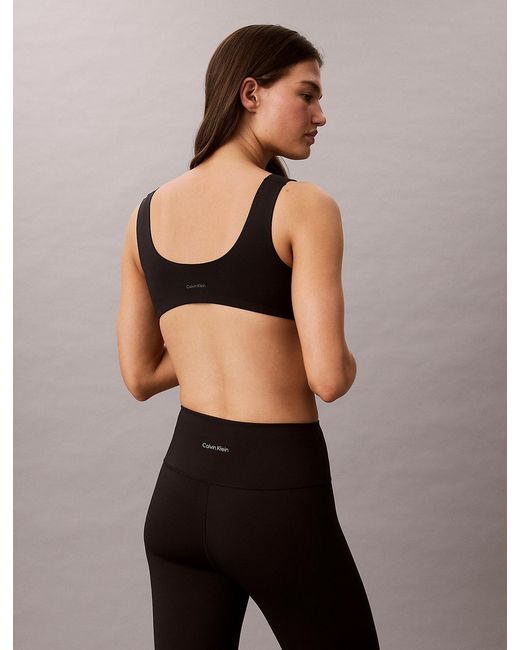 Calvin Klein Black Quick-Dry Low-Impact Sports Bra