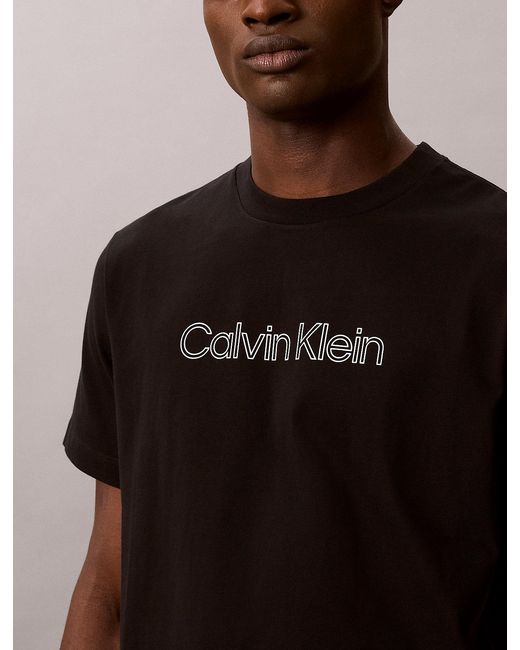 Calvin Klein Black Relaxed Logo T-Shirt for men