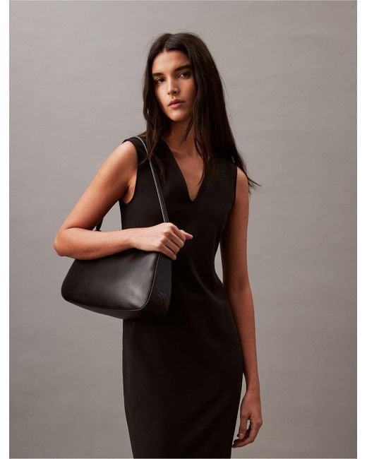 Calvin Klein Gray All Night Shoulder Bag