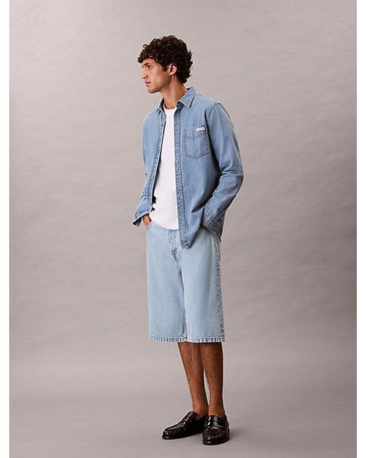Calvin Klein Shorts in het Blue voor heren