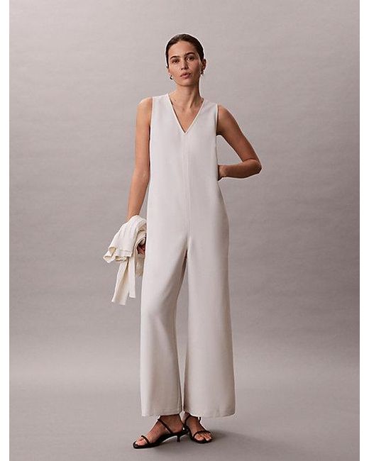Calvin Klein Multicolor Soft Twill Jumpsuit