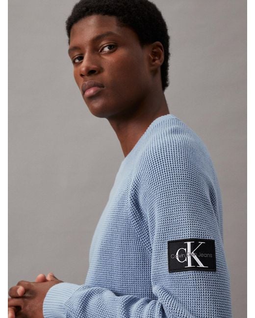 Calvin klein blue jumper new arrivals
