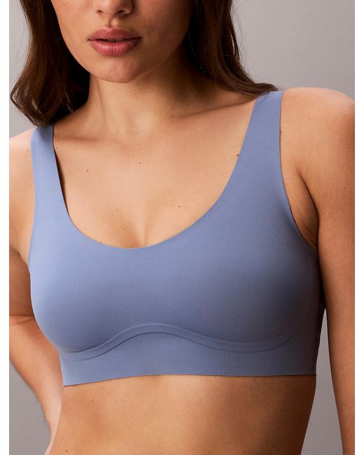 Calvin Klein Blue Soft Wire Bralette