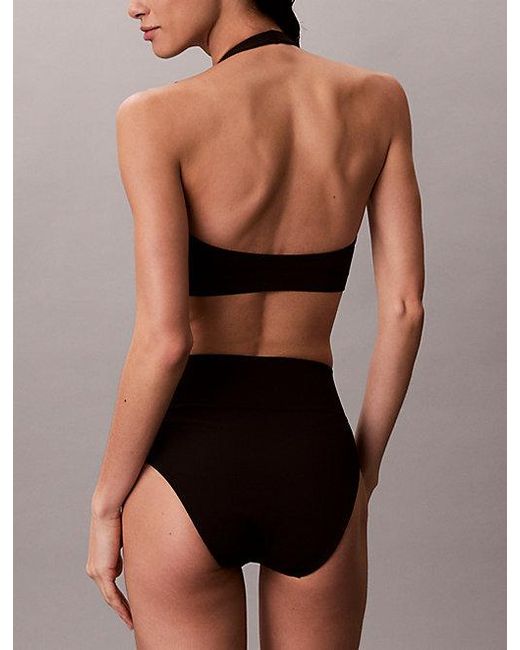 Calvin Klein Black Shapewear Bikini Bottoms Ck Icon