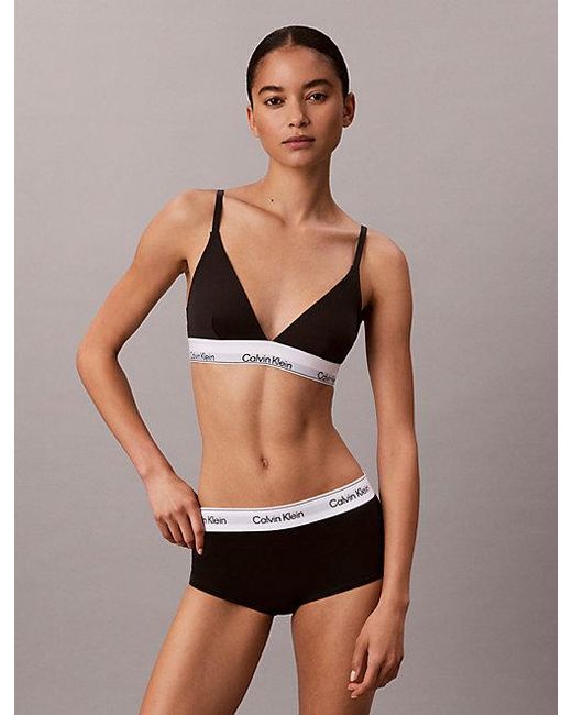 Calvin Klein Black Boy Shorts Icon Cotton Modal