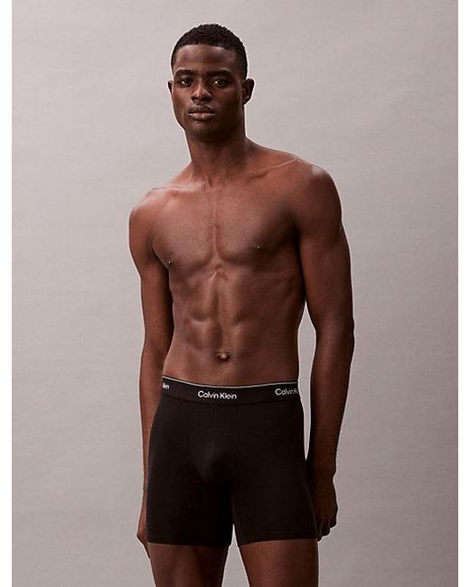 Calvin Klein 5-Pack Boxer Briefs in het Blue voor heren